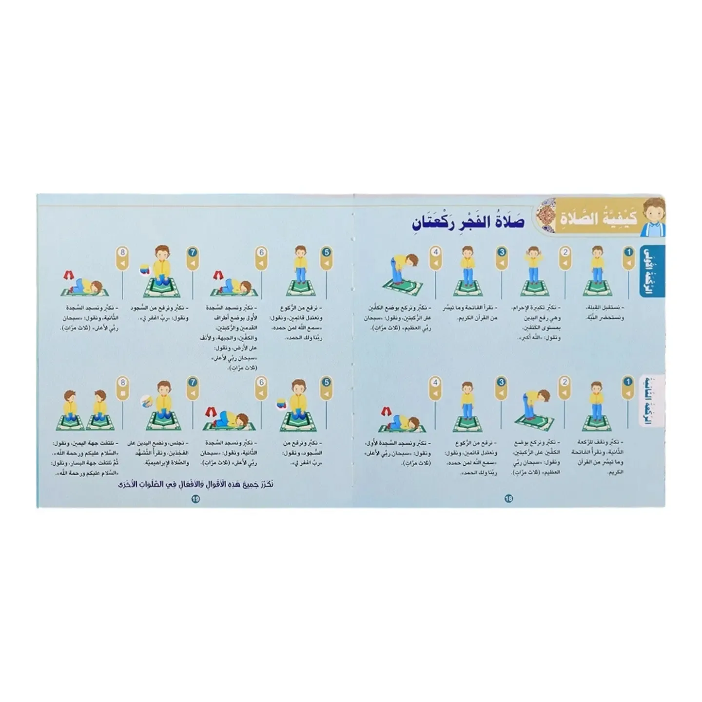 تعليم الوضوء والصلاة خطوة خطوة - للفتيان - Image 3