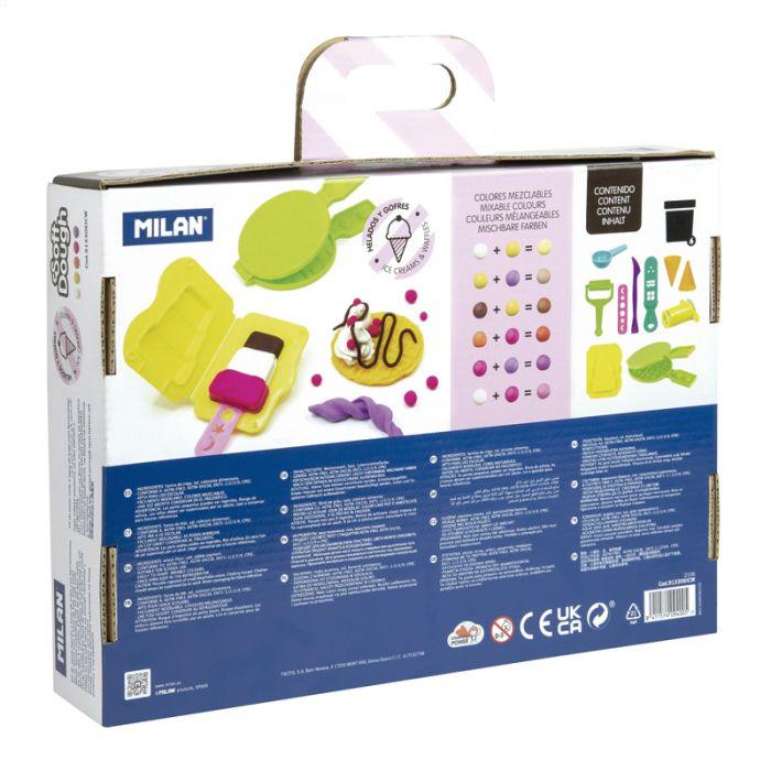 مجموعة 6 علب 59 جرام من العجين الطري مع أدوات الآيس كريم والوافل - Image 8